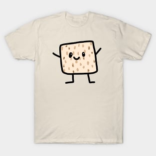 Cute Jewish Holiday Passover Matzah Man Character Cartoon Doodle, made by EndlessEmporium T-Shirt